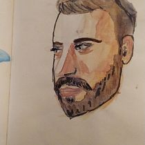 Mi cuaderno de retratos en acuarela. Watercolor Painting project by marcuchara - 10.17.2020