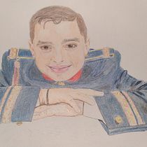  Retrato realista con lápices de colores. Painting project by marcuchara - 10.17.2020
