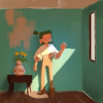 My project in Lighting Principles for Digital Painting course. Un progetto di Animazione 2D di Attila Varga - 17.10.2020