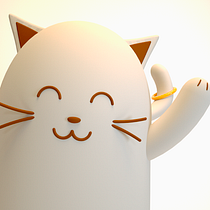 Gato Pusheen . Un progetto di 3D di Daniel Chavez - 17.10.2020