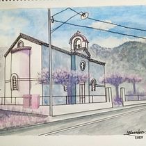 My project in Architectural Sketching with Watercolor and Ink course. Arquitetura, e Pintura em aquarela projeto de nastakosmary - 28.10.2020