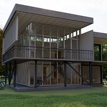 Mi Proyecto del curso: Diseño y modelado arquitectónico 3D con Revit. Projekt z dziedziny Architektura c i frowa użytkownika Jorge Luis Riveros Huaman - 06.11.2020