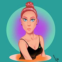 Mi Proyecto del curso: Retrato de personajes femeninos con Procreate.  project by francisco da silva - 10.18.2020