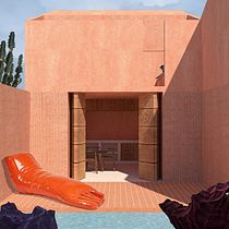 My project in Architectural Visualization Using Digital Collage course. Un projet de 3D, Collage, Architecture d'intérieur , et Retouche photographique de Federica Franchini - 18.10.2020