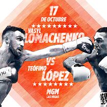 Previa Lomachenko vs López. Projekt z dziedziny Ilustracja c i frowa użytkownika ojivadesign - 19.10.2020