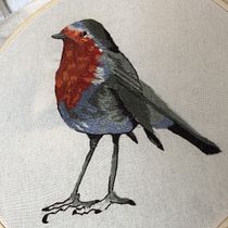 Mi Proyecto del curso: Pintar con hilo: técnicas de ilustración textil. Embroider project by catalarcon5 - 10.20.2020
