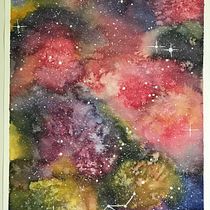 Galáxiando . Watercolor Painting project by giulianabarros - 11.05.2020