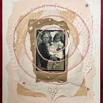 Espiral del corazón: Técnicas de bordado experimental sobre papel. Un progetto di Belle arti, Collage, Ricamo, Textile Design e Fotografia di Tere Vázquez Hernández - 01.01.2021