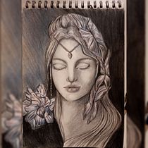 My project in Chiaroscuro Creative Portrait with Pencils course. Un projet de Dessin de portrait de Giada Costanzo - 20.10.2020