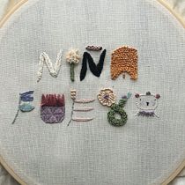 My project in Introduction to Raised Embroidery course. Bordado projeto de Florencia Velasco - 20.10.2020