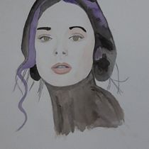 Mi Proyecto del curso: Retrato en acuarela a partir de una fotografía. Fine Arts project by Olga Rogel - 10.20.2020