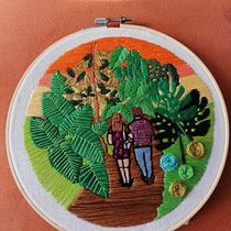Mi Proyecto del curso: Introducción al bordado botánico. Un projet de Broderie de campuzano_abril - 08.11.2020