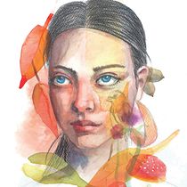 Illustrated Portrait in Watercolor. Een project van Digitale illustratie y Aquarelschilderen van Jason Amster - 22.10.2020