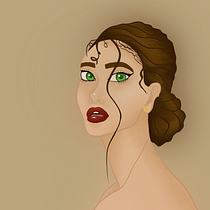 Mi Proyecto del curso: Retrato de personajes femeninos con Procreate. Character Design, and Digital Design project by Laura Garcia Inglés - 10.22.2020