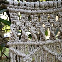 Meu projeto do curso: Macramê: nós básicos e complexos . Macramé project by giovannaklemtz - 10.22.2020