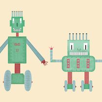 Amigos (proyecto curso Diseño e ilustración de personajes increíbles). Character Design, and Vector Illustration project by Elena M. Pacheco - 10.22.2020