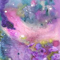 Galaxy_III. Un progetto di Illustrazione tradizionale, Pittura ad acquerello, Belle arti e Pittura di Ade - 12.04.2021