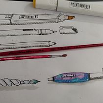 Meu projeto do curso: A arte de desenhar, transforme seus rabiscos em arte.. Drawing project by Thaís Nascimento P. De Melo - 10.23.2020