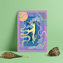 My project in Flat Illustration with Photoshop course. Digital Illustration project by Thao Pham - 10.23.2020
