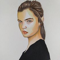 Mi Proyecto del curso: Retrato en acuarela a partir de una fotografía. Traditional illustration project by Sandra Ruiz Esteban - 10.23.2020