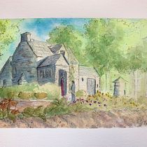 My project in Architectural Sketching with Watercolor and Ink course. Ilustração tradicional, Ilustração com tinta, e Pintura em aquarela projeto de andrew_j - 23.10.2020