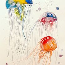 My project in Modern Watercolor Techniques course. Un progetto di Illustrazione tradizionale di Francesca Di Mari - 24.10.2020