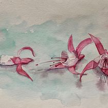 My project in Experimental Watercolor Techniques for Beginners course. Painting project by Elaine Hill - 10.24.2020