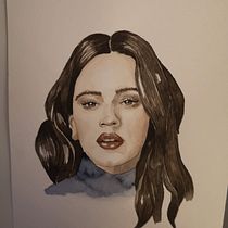 Mi Proyecto del curso: Retrado de Rosalía, A4. Watercolor Painting project by Adri Mismo - 10.24.2020