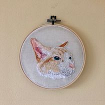 Mi Proyecto del curso: Needle painting para principiantes. Embroider project by Carla Torets Carrión - 10.24.2020