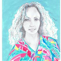 Projeto final: Retrato com lápis e técnicas de cor.  Ein Projekt aus dem Bereich Malerei von Vera Berrones - 27.10.2020