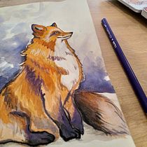 My project in Experimental Watercolor Techniques for Beginners course. Traditional illustration project by raida.oneata - 10.27.2020