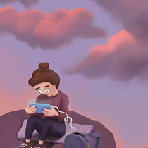 My project in Digital Illustration with Volume and Texture course. Un projet de Illustration traditionnelle de Katya Roganova - 25.10.2020