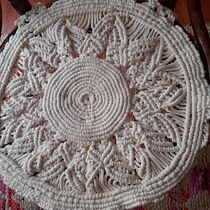 Mi Proyecto del curso: Técnicas de macramé circular. Een project van Macramé van carvamenca53 - 25.10.2020