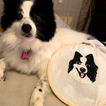 My project in Beaded Embroidery Portraits course. Embroider project by anahi.garzadl - 10.25.2020