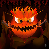 The Bomb! From Final Fantasy!. Desenho digital projeto de Vinicius Zamai - 25.10.2020