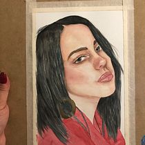 Mi Proyecto del curso: Retrato en acuarela a partir de una fotografía. Watercolor Painting project by Martha Carlos - 10.26.2020