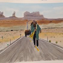 Forest runner + Escena de Rocky. Un progetto di Pittura ad acquerello di marcuchara - 26.10.2020