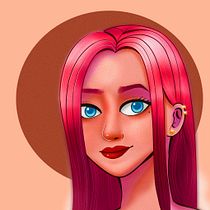 My project in Female Character Portraits in Procreate course. Projekt z dziedziny Malarstwo c i frowe użytkownika Ren Mori - 26.10.2020