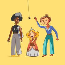 My project in Illustrated Characters Factory course. Character Design project by aisana_ph - 10.27.2020