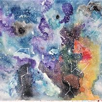 Mi Proyecto del curso: Técnicas modernas de acuarela- Galaxia. Un progetto di Illustrazione tradizionale di JOVI CÁRDENAS BENAVIDES - 27.10.2020