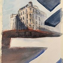 Meu projeto do curso: Desenho arquitetônico com aquarela e tinta. Artes plásticas projeto de Enaise Kalil - 27.10.2020