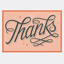 Mi Proyecto del curso: Thanks. Design, Lettering, and Digital Lettering project by Laura Zuccotti - 10.28.2020