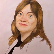 Meu projeto do curso: Retrato realista com lápis de cor. Pencil Drawing project by Melina Coradinho - 10.28.2020