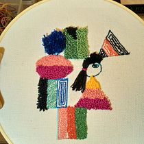 Meu projeto do curso: Introdução ao bordado com agulha mágica. Embroider project by carla seixas - 10.28.2020