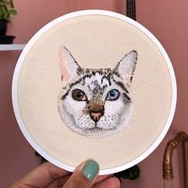 Meu projeto do curso: Needle painting para principiantes. Fine Arts, Arts, Crafts, Embroider, Sewing, Realistic Drawing, and Painting project by Ana Carla Adorne - 10.29.2020