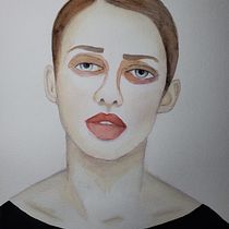 Mi Proyecto del curso: Retrato en acuarela a partir de una fotografía. Watercolor Painting project by Joseline Rivera - 10.29.2020