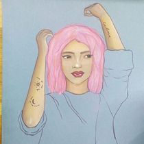 Mi Proyecto del curso: Ilustración con pastel y lápices de colores. Un progetto di Illustrazione tradizionale di samantha marilu romero pacheco - 29.10.2020