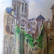 My project in Architectural Sketching with Watercolor and Ink course. Desenho a lápis projeto de Patricia Perennes - 30.10.2020