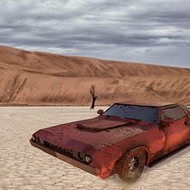 Dodge apocalipsis. 3D, Photograph, and Post-production project by Edgar Alegria Zarco - 10.30.2020