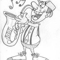 Mi Proyecto del curso: Introducción a la creación de personajes estilo cartoon. Un projet de B , et e dessinée de Daniel Moon - 30.10.2020